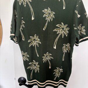 Ser.O.Ya polo shirt with tropical theme